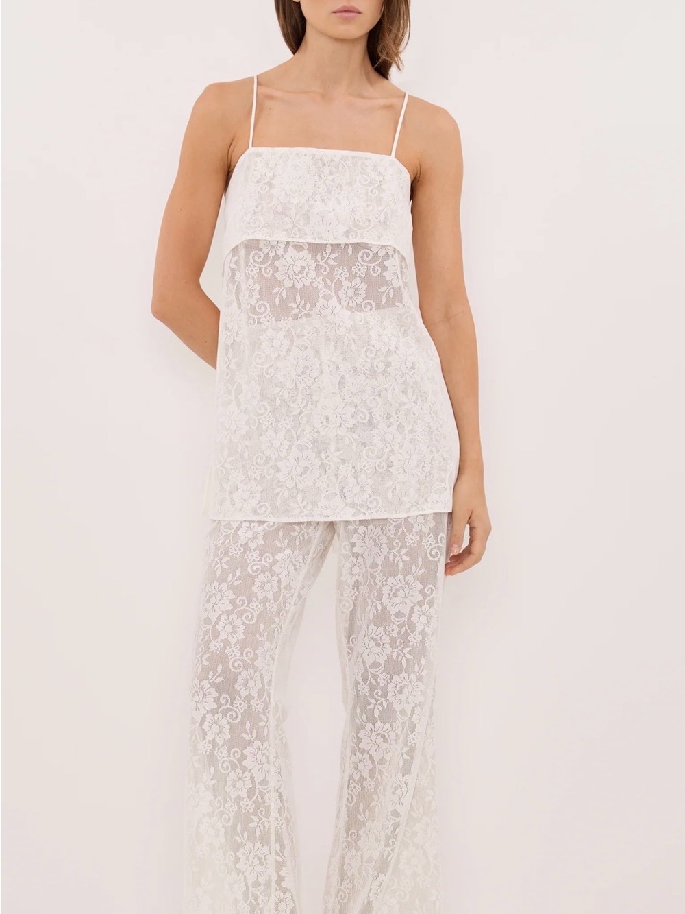 DISSH Anya White Lace Pant